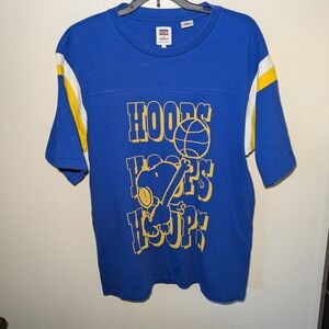 Levi's And Peanuts Classic Blue T-Shirt